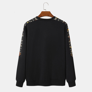 Sweat-shirts décontractés personnalisés pour hommes, les plus vendus, coupe régulière, respirants, en polaire brodée 3D, 100 % coton, pour l'hiver - Product Image 2