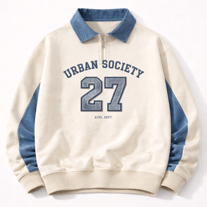 เสื้อฮู้ดดี้ผู้ชาย ผ้าฝ้ายฟลีซ ทรงโอเวอร์ไซส์ สวมใส่สบาย เหมาะสำหรับฤดูหนาว สไตล์สตรีทแวร์ ออกกำลังกายได้ - Product Image 3