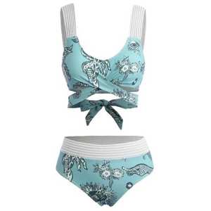 Ensemble de bikini sublimé pour femmes, entièrement élégant, très vendu, respirant, confortable, de qualité supérieure, facile à laver - Product Image 1