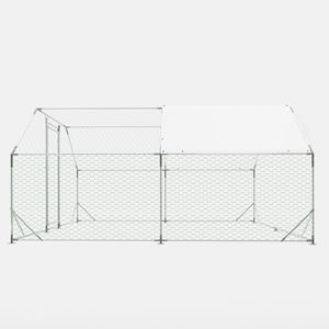 Grande Pollaio in Metallo Zincato 10x13ft per Allevamento Avicolo - Product Image 2