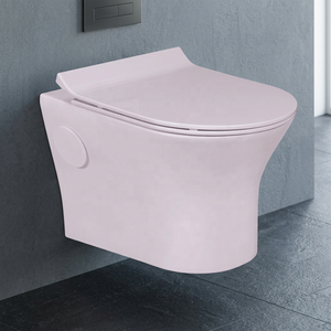 WC intelligent européen mural avec bidet intégré, réservoir dissimulé, cuvette en céramique, sanitaires - Product Image 6