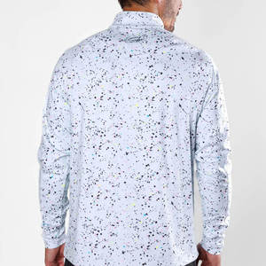 เสื้อวิ่งแห้งเร็ว แขนยาว ซิป ¼  แบบสวมหัว - Product Image 4
