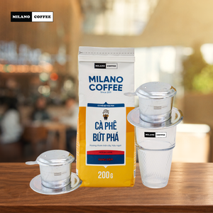 กาแฟบดเวียดนามดัคลัก เอ็กเซลซา พรีเมียม 200 กรัม มิลาโน ดาร์กโรสต์ รสขม กลิ่นเนย เกลือ ขายส่ง รับผลิตแบบ OEM ODM - Product Image 6