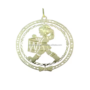 เครื่องประดับทองเหลืองหล่อสไตล์วินเทจสำหรับตกแต่งวันหยุด - Product Image 4