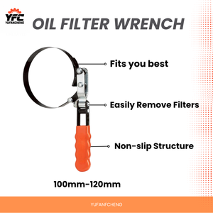 Clé à filtre à huile pivotante anticorrosion de qualité industrielle Nouveau design Outils à main bon marché à vendre - Product Image 3