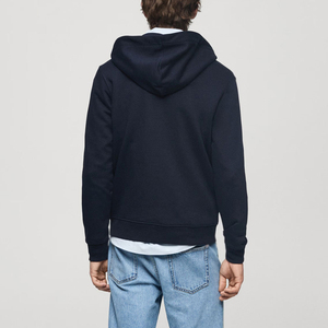 Men’s Sherpa <b>Lined</b> Zip-Up Hoodie Heavyweight Thermal <b>Fleece</b> <b>Jacket</b> Warm Winter Sweatshirt Custom Logo Casual Streetwear - Product Image 2