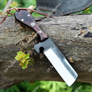 Cuchillo de caza profesional de 8 pulgadas, forjado a mano, de espiga completa, de acero al carbono 1095, afilado como una navaja, para vaqueros, ranchos, caza al aire libre y estilo occidental. - Product Image 4