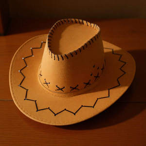 Sombrero Vaquero de Cuero Genuino de Lujo, Hecho a Mano, Estilo Western Outback, para Viajes, Equitación y Actividades al Aire Libre - Product Image 3