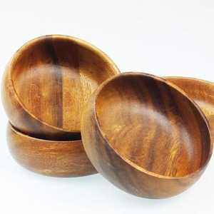 Tazón de Madera Natural ForestNest, Vajilla Rústica de Lujo Hecha a Mano para Cocina, Mesa de Comedor y Decoración del Hogar - Product Image 5