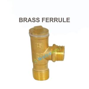 Low-Pressure Golden Brass Ferrule 15MM Chemical & Corrosion Resistant UV Resistant Hose Connection Plumbing Fittings - Product Image 3