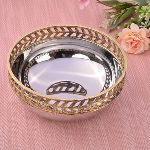 Nouveau design moderne et luxueux de bol en laiton avec écrous, servant de bol décoratif, fabricant et exportateur de bols à bonbons décoratifs personnalisés - Product Image 2
