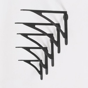 Durable Iron <b>Shelf</b> Bracket with Corrosion Resistant Coating for Indoor Outdoor <b>Wall</b> <b>Shelf</b> Applications - Product Image 1