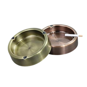 ที่เขี่ยบุหรี่โลหะและไม้ ดีไซน์สวยงาม รูปทรงกลม ขนาดสั่งทำได้ ราคาไม่แพง - Product Image 5