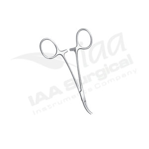 Pinces hémostatiques chirurgicales manuelles réutilisables en acier inoxydable avec système de verrouillage, outil médical pour usage hospitalier - Product Image 4