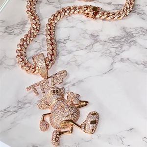 Pendentif en argent 925 avec certificat GRA, testeur de diamant, motif sac à monnaie, moissanite VVS - Product Image 2