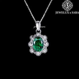 Elegante Collar con Colgante de Diamante Moissanite Plateado con Piedra de Corte Brillante para Joyería Nupcial, Uso en Moda y Ocasiones Especiales - Product Image 3