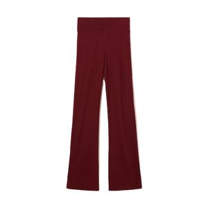 Pantalones de chándal acampanados de primera calidad para mujer, pantalones de yoga informales, proveedores OEM ODM MOQ con corte elegante duradero - Product Image 1