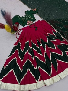 Heavy Embroidered <b>Lehenga</b> Choli Set Indian Traditional <b>Lehenga</b> Dupatta Set for <b>Women</b> Festive Wear Ethnic Dress - Product Image 3