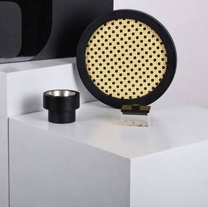 Brûleur d'encens Oud de luxe, ensemble de brûleur d'encens Bakhoor avec plateau décoratif, Mabkhara arabe moderne, porte-parfum d'intérieur - Product Image 2