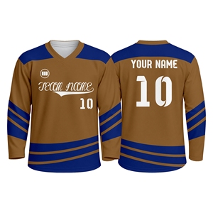 OEM Service Custom Made Ice Hockey Uniform Sublimation Hockey Jersey And Pants <b>Set</b> USA Team Apparel Manufacturer - Product Image 1