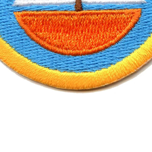 Badge en tissu brodé personnalisé, motif drapeau écologique, design de personnage mignon, logo personnalisé, fixation par épingle de sûreté pour - Product Image 3