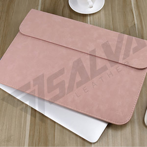 Housse pour ordinateur portable de haute qualité en cuir véritable durable, simple, personnalisée, unisexe, imperméable, nouveau design - Product Image 2