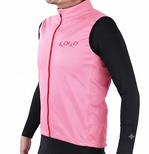 Maillot de cyclisme sans manches respirant et imprimé de qualité supérieure avec fermeture éclair intégrale et empiècements en maille ventilée pour toutes les saisons - Product Image 5