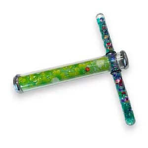 Acrylic Kaleidoscope with Liquid Glitter Wand Printed Designs High Quality Corporate Gift Ideas