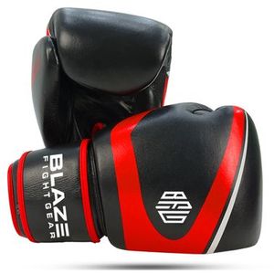 High Quality Genuine Leather Boxing Gloves for Sparring Training Muay Thai Kickboxing Punching Bag with <b>Velcro</b> <b>Strap</b> Closure - Product Image 2