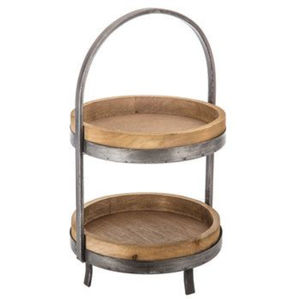 Soporte para Pastel de Metal y Madera Ecológico, Diseño Moderno, Precio al por Mayor, para Hogar, Panadería, Hotel, Fiestas, Decoración de Mesa de Cocina - Product Image 2