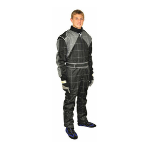 Lightweight % Polyester Waterproof Flame-Retardant Karting Racing Suit Designed for <b>Driver</b> Comfort Mobility All Seasons WEAR - Product Image 4