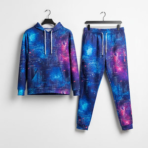 Ensemble de survêtement athlétique de haute qualité pour hommes, sublimation premium, tenue de sport confortable et stylée - Product Image 4