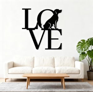Dashing for Dog Metal <b>Wall</b> Art Black Minimalist Home Decoration Handmade Powder Coated Modern Design Small Circular - Product Image 4