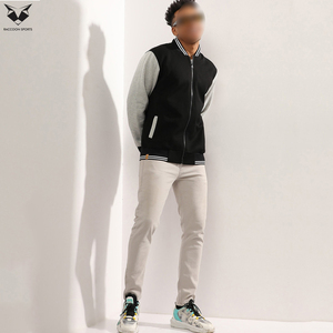 แจ็คเก็ตวาร์ซิตี้สไตล์ล่าสุด แบบยูนิเซ็กซ์  รับปักลายตามสั่ง ทรงหลวม สีตัดกัน สตรีทแวร์ลำลอง แจ็คเก็ตบอมเบอร์ - Product Image 3