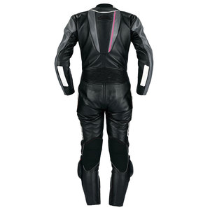 Traje de Motociclismo de Cuero Genuino, Personalizado con Impresión, Chaqueta de Carreras para Motociclistas, con Protección CE, Transpirable e Impermeable - Product Image 2