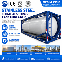Réservoir de stockage chimique en acier inoxydable, conteneur de stockage de diesel, équipement de stockage industriel pour usine pétrolière