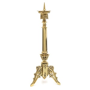 Candélabre élégant en laiton doré, porte-bougie au design moderne, porte-bougie en cristal, décoration de table pour église et maison, haute qualité - Product Image 5
