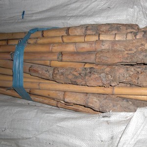 Raíces de Manau Crudas, Resistentes, para Artesanía y Muebles, Racimos de Raíces Sólidas, Tamaño Natural, Grado Seleccionado, Diámetro de 24-29 mm - Product Image 1