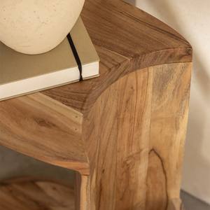 Mesita de noche de madera estructurada Vandana Amber 45x30 cm - Product Image 2