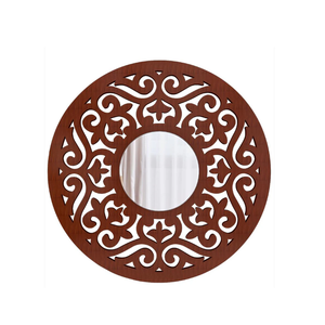 Modern wooden Wall <b>Mirror</b> Elegant Decorative <b>Frame</b> for Living Room Bedroom Entryway - Product Image 6