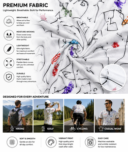 Wholesale Men's <b>White</b> Solid Double-Layer Collar Quick Dry Breathable Casual Golf Wear <b>Polo</b> Shirt Short Sleeve 100% Polyester - Product Image 5