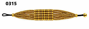 Bracelet élastique ajustable fait main en perles de laiton vintage MWB CRAFTING, modèle MWB-0312 OPC Private Limited pour femmes, vente en gros - Product Image 1