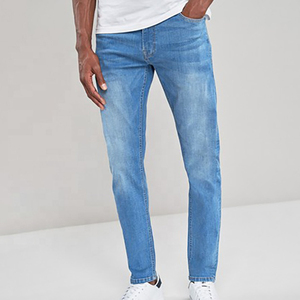 Custom Cowboy Jean Pants <b>Men's</b> <b>Stretch</b> Jeans Slim Fit Straight Business Formal Casual <b>Men</b> Denim Jeans in Unique Style - Product Image 6