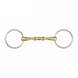 Mors pour chevaux en acier inoxydable de qualité supérieure, conception personnalisée, matériaux haut de gamme, anneau lâche de forme personnalisée, taille 5 1/4, marque personnalisée - Product Image 5