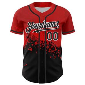 Uniformes de béisbol de secado rápido, sublimados en poliéster, uniformes de béisbol para equipos con nombre y número del equipo, con la mejor calidad. - Product Image 1