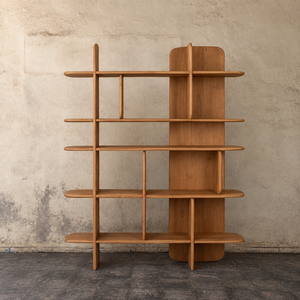 Estantería Abierta de Madera de Teca para Proyectos Hoteleros e Interiores Comerciales, Fabricada en Indonesia - Product Image 2