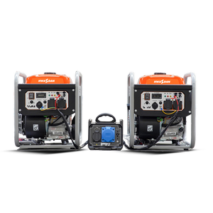 Générateur d'électricité portable à essence <span class=keywords><strong>8000</strong></span> W avec démarrage à distance, dynamo 48 V CC certifiée EPA, idéal pour le camping, 380 V - Product Image 2