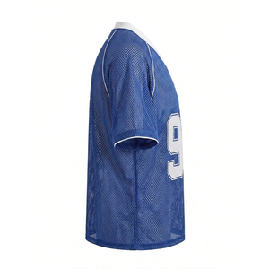 Camiseta de Fútbol Americano Personalizada 2026, Transpirable, de Malla, para Hombre, Cuello en V, Secado Rápido, Uniforme de Entrenamiento - Product Image 3