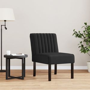 Sedia pantofola in velluto nero per soggiorno - Product Image 1