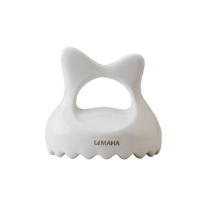 [LeMAHA a] Ensemble Gua Sha et support [Corps] Outil de massage corporel Drainage lymphatique Relaxation musculaire Sculpture céramique Corée - Product Image 3